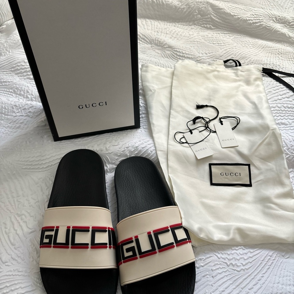 Gucci Stripe Slides
